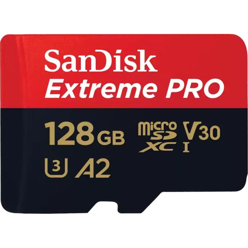 Sandisk EXTREME PRO microSDXC 128GB 200/90 MB/s A2