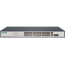 Digitus 24-Port Fast Ethernet PoE Switch (schwarz)