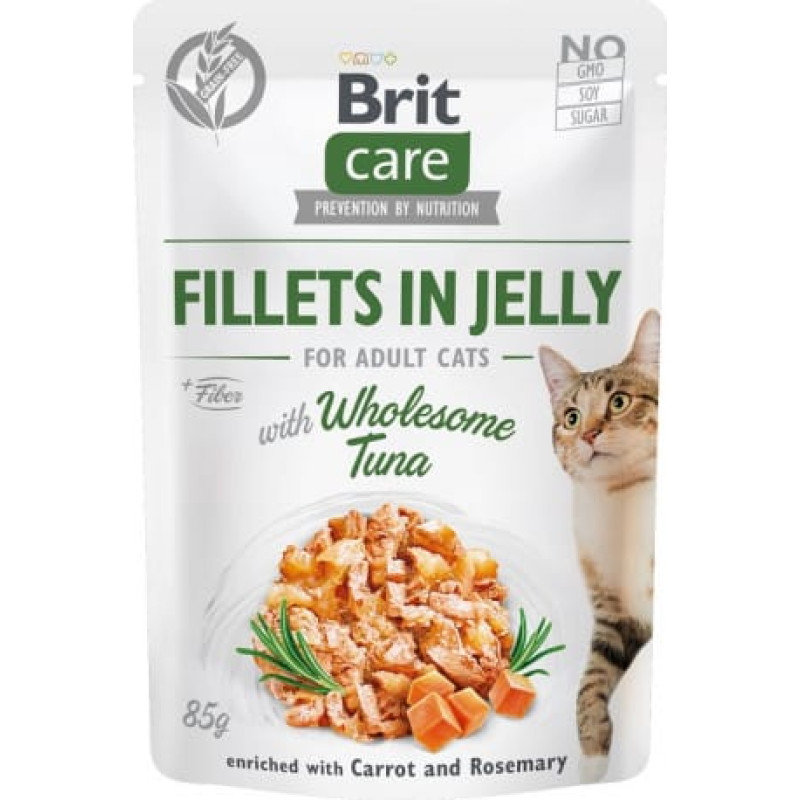 Brit Care Cat Fillets In Jelly Wholesome Tuna 85g