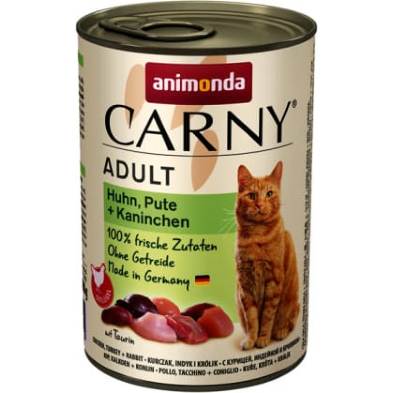 Animonda Carny Adult flavour: chicken. turkey. rabbit - wet cat food - 400g