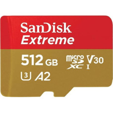 Sandisk Karta SanDisk Extreme MicroSDXC 512 GB Class 10 UHS-I/U3 A2 V30 (SDSQXAV-512G-GN6MA)