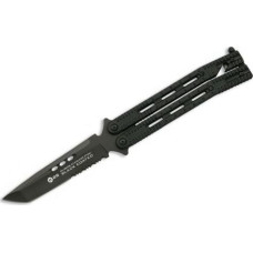 K25 Nóż motylek K25 36215 Balisong Serr Czarny uniwersalny