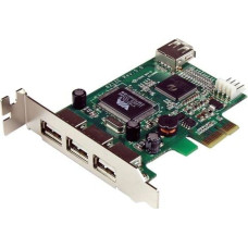 Startech Kontroler StarTech NIC StarTech 4 Port PCIe to 3x USB 2.0