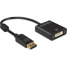 Delock Adapter AV Delock DisplayPort - DVI-I czarny (62601)