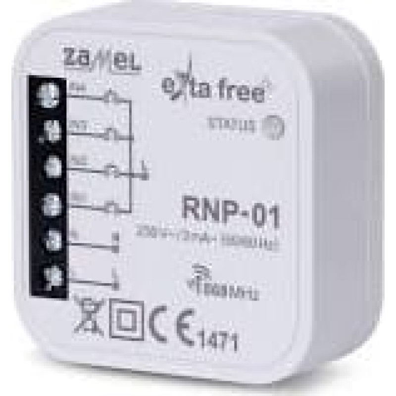 Zamel Radiowy nadajnik dopuszkowy 4-kanałowy bateryjny RNP-22 (EXL10000021)