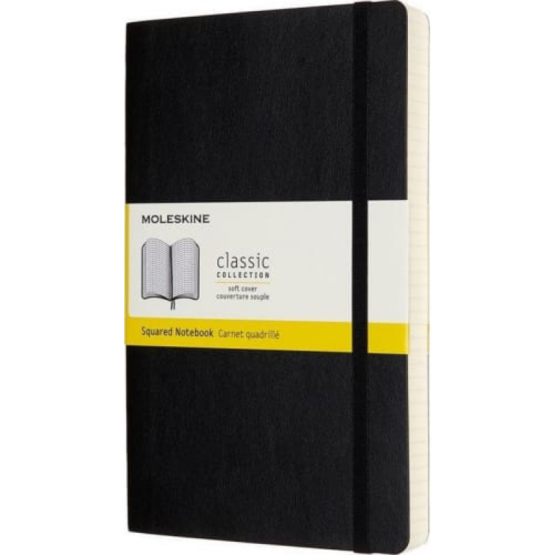 Moleskine Notes Classic 13x21 kratka, czarny