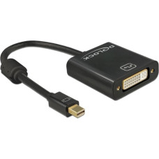 Delock Adapter AV Delock DisplayPort Mini - DVI-I czarny (62605)