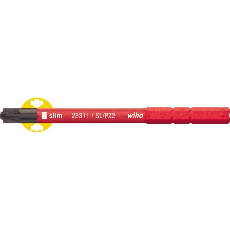 Wiha Bit slimBit electric PlusMinus/Pozidriv SL/PZ2x75mm (34590)