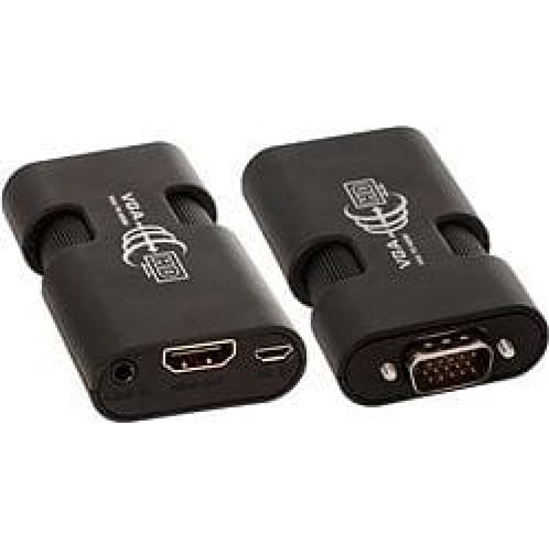 Premiumcord Adapter AV PremiumCord HDMI - D-Sub (VGA) + Jack 3.5mm czarny (KHCON-23)