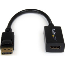 Startech Adapter AV StarTech DisplayPort - HDMI czarny (DP2HDMI2)