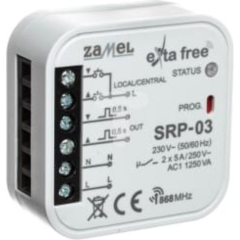 Zamel Sterownik rolet dopuszkowy centralny SRP-03