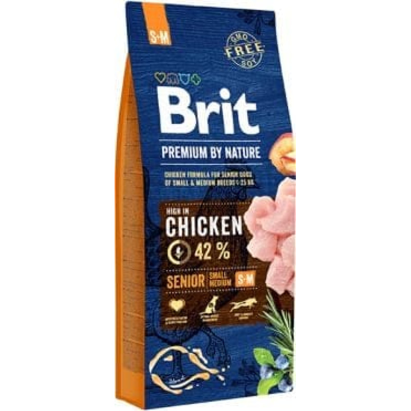 Brit Premium By Nature Senior S+M Small + Medium 3kg