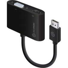 Alogic Adapter AV Alogic DisplayPort - HDMI - D-Sub (VGA) czarny (DP-VGHD4K-ADP)