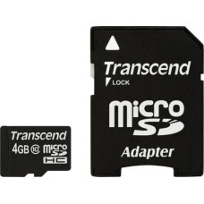 Transcend Karta Transcend MicroSDHC 4 GB Class 10 UHS-I  (TS4GUSDHC10)