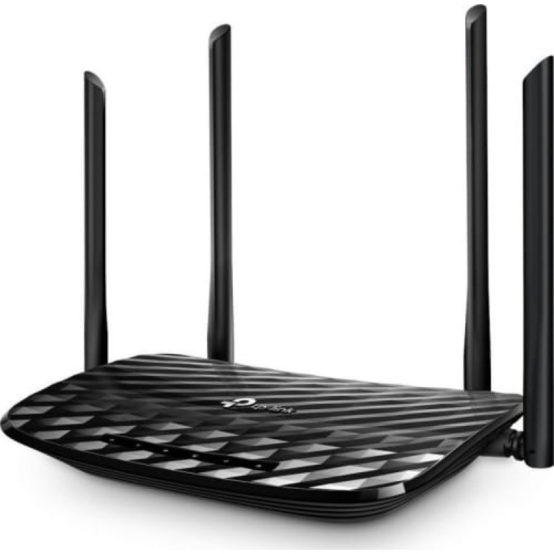 Tp-Link Router TP-Link TP-Link AC1200 router bezprzewodowy Gigabit Ethernet Dual-band (2.4 GHz/5 GHz) Czarny