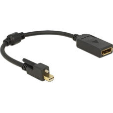 Delock Adapter AV Delock DisplayPort Mini - DisplayPort czarny (62638)