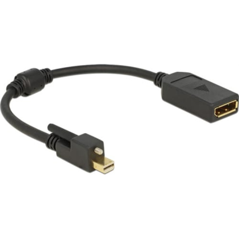 Delock Adapter AV Delock DisplayPort Mini - DisplayPort czarny (62638)