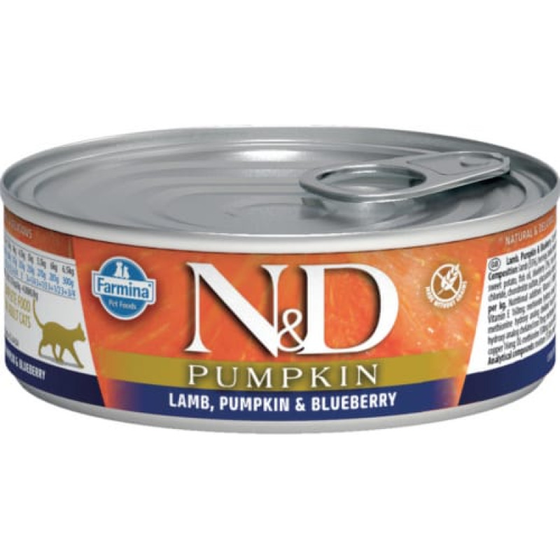 Farmina N&D Cat Lamb & Pumpkin & Blueberry  80g