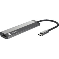 Natec Fowler Slim Wired USB 3.2 Gen 1 (3.1 Gen 1) Type-C Black, Chrome