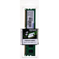 Patriot Memory 4GB PC3-12800 memory module DDR3 1600 MHz