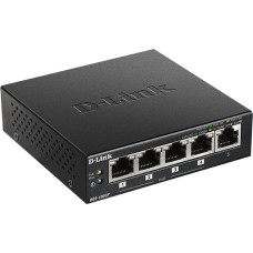 D-Link DGS-1005P network switch Unmanaged L2 Gigabit Ethernet (10/100/1000) Power over Ethernet (PoE) Black