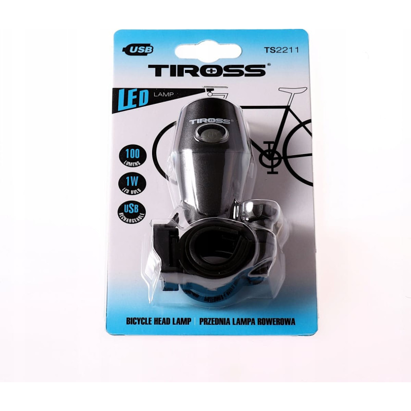 Tiross Lampka rowerowa Tiross TS-2211