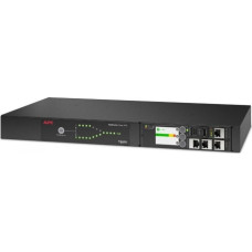 APC Przełšcznik ródeł zasilania AP4423A Rack ATS, 230V, 16A, wejcie C20, wyjcia 8x C13, 1x C19