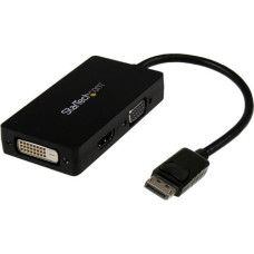 Startech Adapter AV StarTech DisplayPort - HDMI - D-Sub (VGA) - DVI-D czarny (DP2VGDVHD)