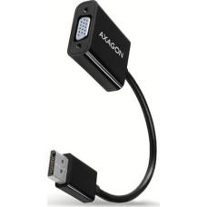 Axagon Adapter AV Axagon DisplayPort - D-Sub (VGA) czarny (RVD-VGN)