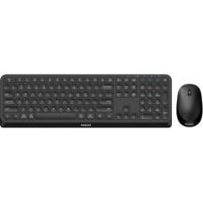 Philips 4000 series SPT6407B/00 keyboard Mouse included RF Wireless + Bluetooth Black