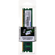 Patriot Memory 2GB PC2-6400 memory module DDR2 800 MHz