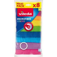 Vileda Microfibre Cloth Colors 8 pcs