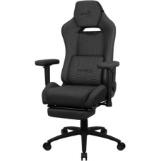 Aerocool ROYALASHBK Premium Ergonomic Gaming Chair Legrests Aeroweave Technology Black