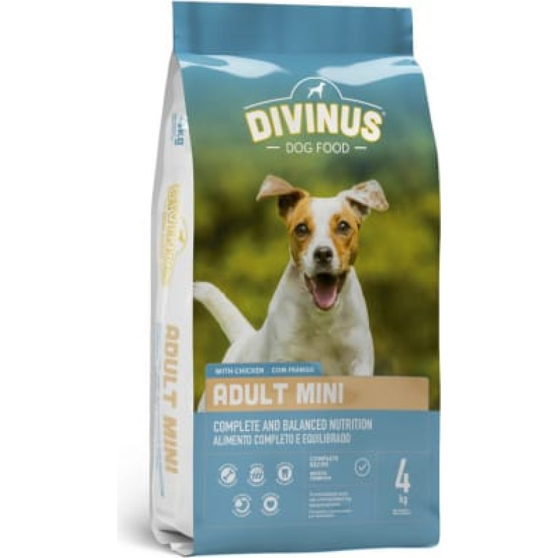 Divinus Adult Mini - dry dog food - 4 kg