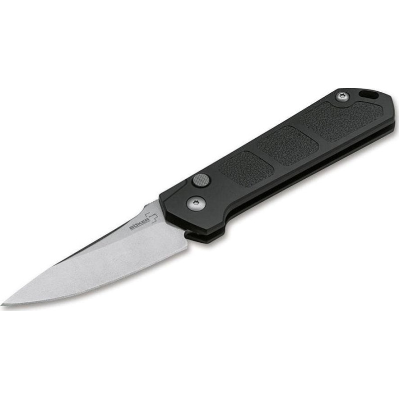 Boker Nóż Boker Plus Kihon Auto Stonewash AUS8 Czarny uniwersalny