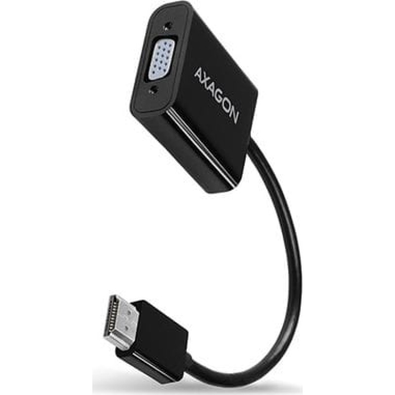 Axagon Adapter AV Axagon HDMI - D-Sub (VGA) czarny (RVH-VGAN)