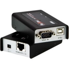 Aten Adapter AV Aten D-Sub (VGA) - D-Sub (VGA) czarny (CE100-A7-G)