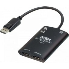 Aten Adapter AV Aten DisplayPort - DisplayPort czarny (VS92DP)