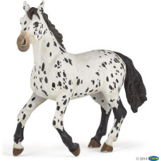 Russell Figurka Russell Czarny koń rasy Appaloosa Papo (51539)