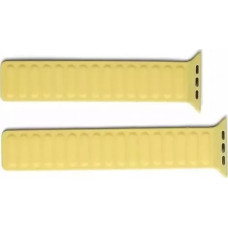 Beline Beline pasek Apple Watch Magnetic 42/44/45/49mm żółty /yellow