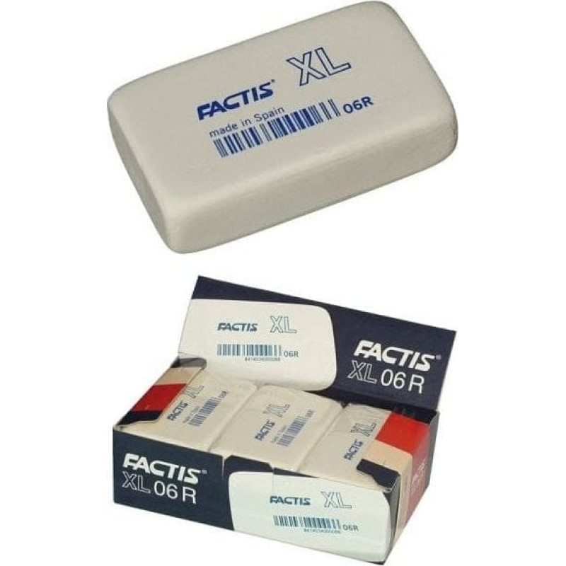 Factis Gumka FACTIS 06R chlebowa XL 6szt. w pud. Factis