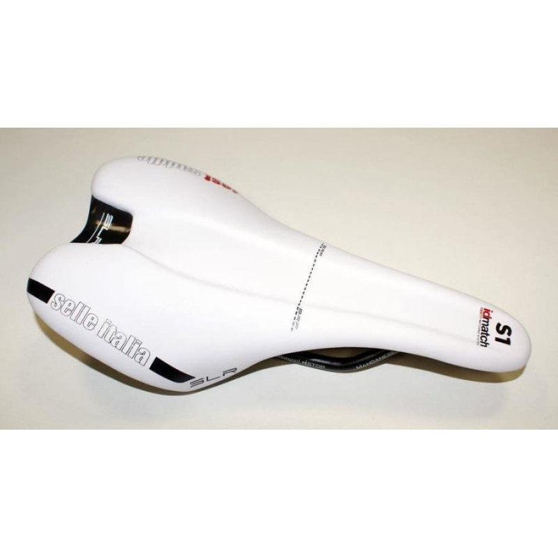 Selle Italia Siodło SELLE ITALIA SLR BOOST TM S (id match - S1) manganese tube 7, białe, testowe (NEW)