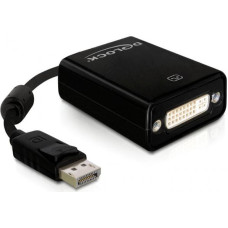 Delock Adapter AV Delock DisplayPort - DVI-I czarny (61847)