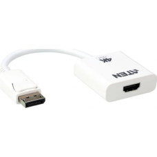 Aten Adapter AV Aten DisplayPort - HDMI biały (VC986B)