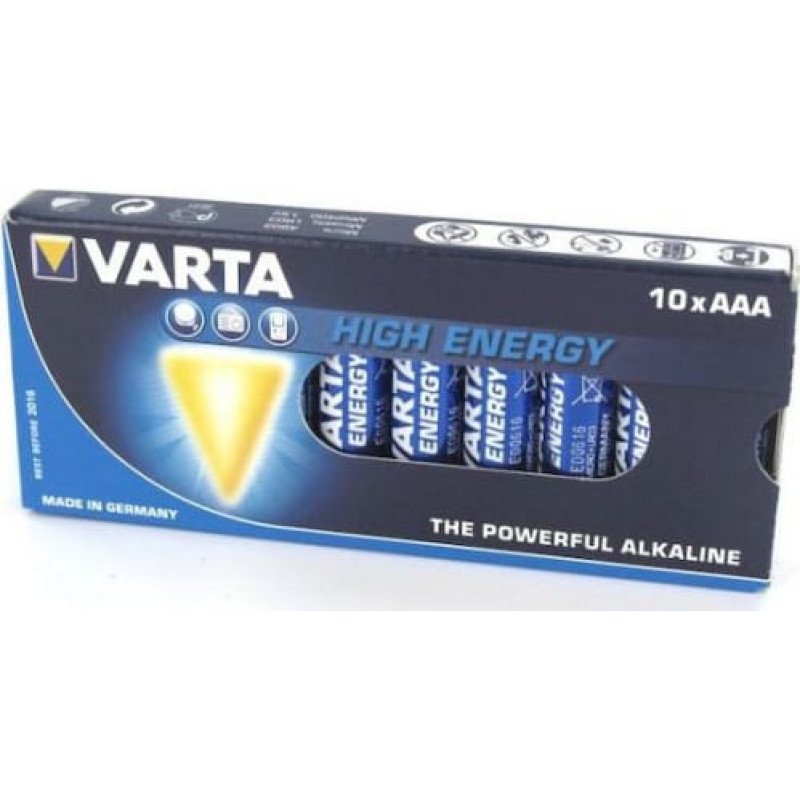 Varta Bateria High Energy AAA / R03 10 szt.