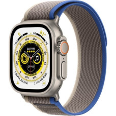 Apple Smartwatch Apple Watch Ultra GPS + Cellular 49mm Titanium Case Trail Loop Small/Medium Szaro-niebieski  (MNHL3WB/A)