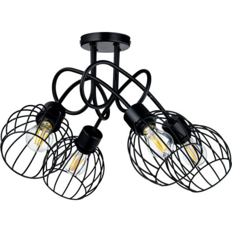 Orno Lampa wisząca Orno MARBELLA lampa wisząca, moc max. 4x60W, E27, czarna