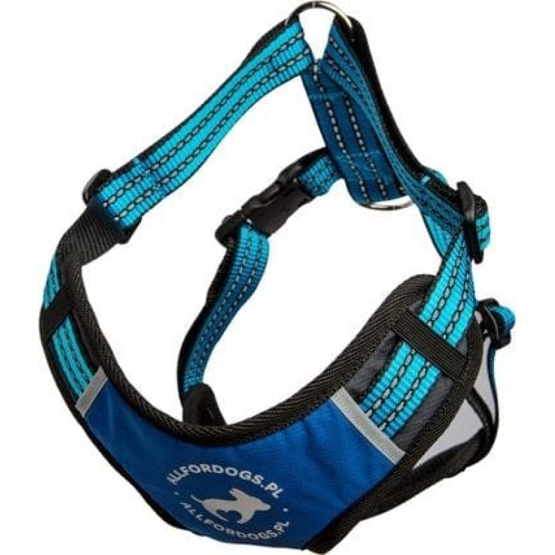 All For Dogs Szelki sportowe niebieskie r. XS 34-54cm