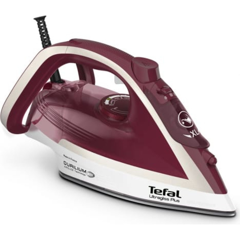 Tefal Ultimate Pure FV6810E0 iron Steam iron 2800 W Red, Silver