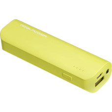 Realpower Powerbank Realpower PB-2600 2600 mAh Żółty